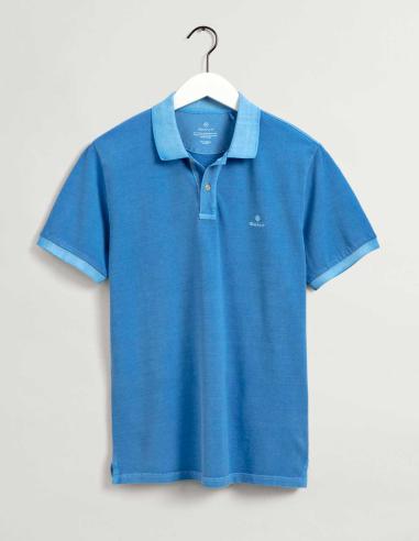 GANT D2 SUNFADED PIQUE SS RUGG AZUL