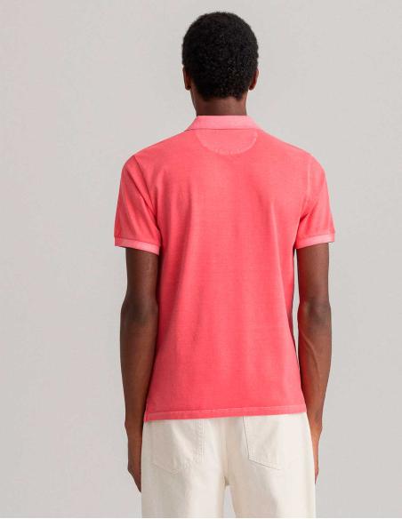 GANT D2 SUNFADED PIQUE SS RUGG ROSA