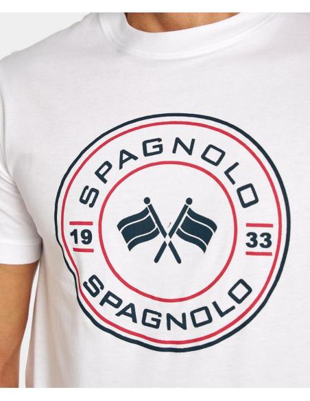 CAMISETA SPAGNOLO ESCUDO BANDE BLANCO
