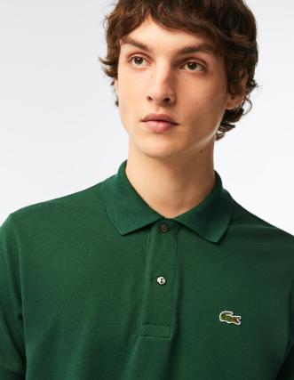 Polo Lacoste L.12.12 Verde Botella - Básico