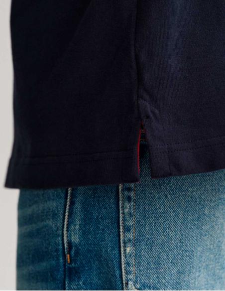 Polo marca Gant de manga larga con colorblock. Comprar polos Gant de manga larga