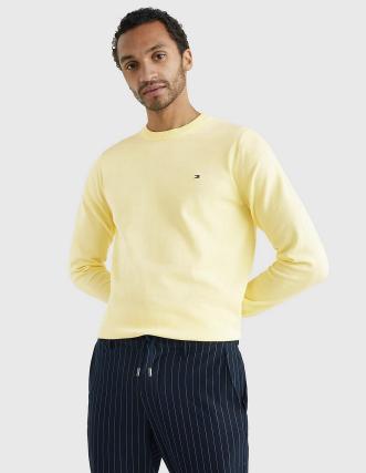 Comprar Jersey de hombre Tommy de color amarillo. Comprar Jerseys de Tommy para hombre