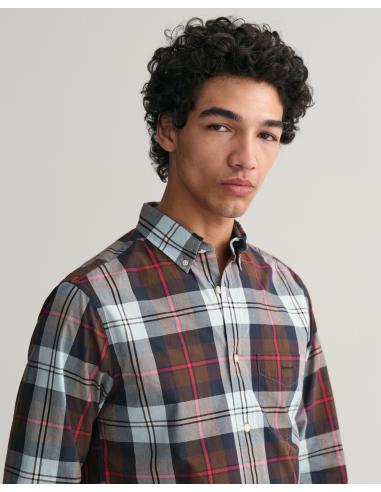 Camisa Gant de cuadros grandes. Comprar camisas Gant con cuadros de hombre.