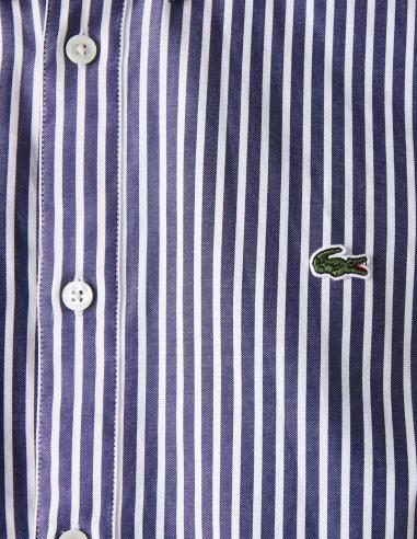 Camisa Lacoste Regular Fit de Rayas | Frescura y Elegancia