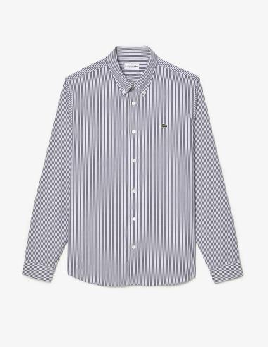 Camisa Lacoste Regular Fit de Rayas | Frescura y Elegancia