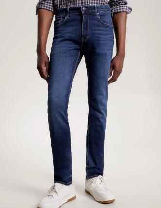 Vaquero Tommy Hilfiger Bleecker desteñido. Comprar Vaquero Tommy de hombre slim