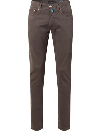 Pantalón Pierre Cardin Hombre 5 Bolsillos Futureflex Burdeos - Tejido Elástico
