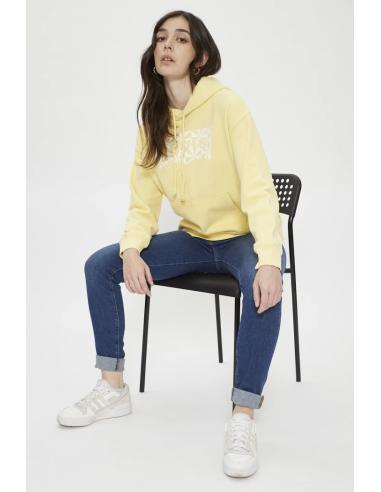 Sudadera Levis Graphic Standard Hoodie Amarilla Hombre - 100% Algodón Logo Frontal