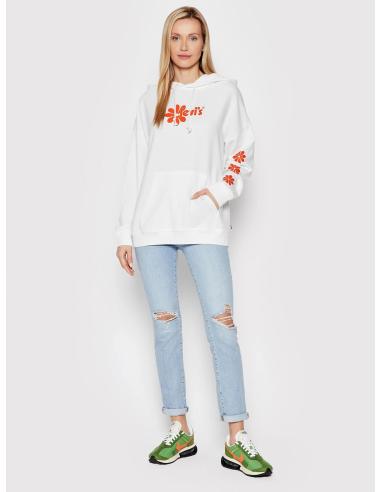 SUDADERA LEVIS MUJER BLANCO SUDADERA LEVIS MUJER BLANCO