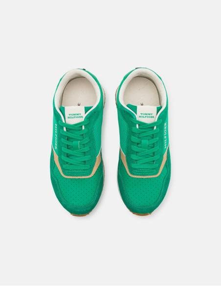 Zapatillas Tommy Hilfiger de running de color verde. Comprar zapatillas Tommy Hilfiger online