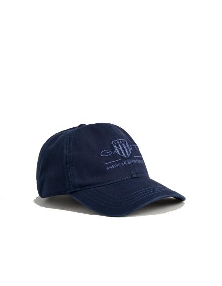 GORRA GANT LOGO AL TONO AZUL MARINO