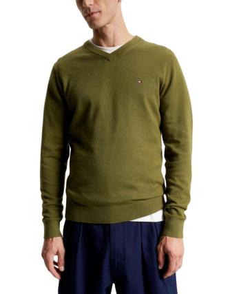 JERSEY TOMMY PIMA COTTON CASHM VERDE