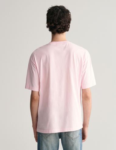 CAMISETA GANT ESTAMPADO ROSA