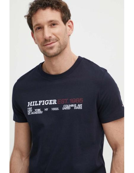 CAMISETA TOMMY CHEST TEE AZUL MARINO