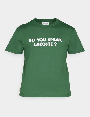 Camiseta Lacoste Hombre Algodón Piqué con | Manzanos Moda