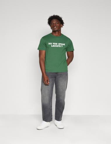 Camiseta Lacoste Hombre Algodón Piqué con | Manzanos Moda