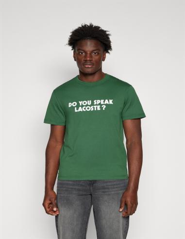 Camiseta Lacoste Hombre Algodón Piqué con | Manzanos Moda