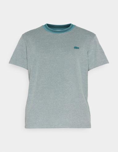 CAMISETA DE ALGODÓN CAVIAR CON CUELLO A CONTRASTE CAMISETA DE ALGODÓN CAVIAR CON CUELLO A CONTRASTE