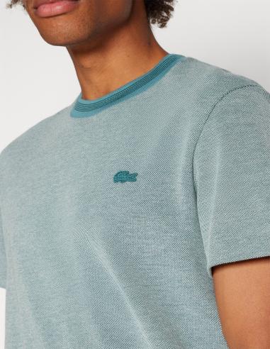 CAMISETA DE ALGODÓN CAVIAR CON CUELLO A CONTRASTE CAMISETA DE ALGODÓN CAVIAR CON CUELLO A CONTRASTE