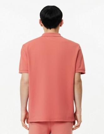POLO ORIGINAL L.12.12 CON EFECTO LAVADO EN PIQUÉ DE ALGODÓN CORAL 2
