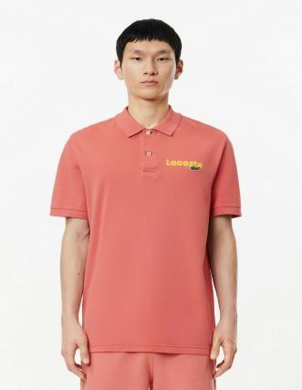 POLO ORIGINAL L.12.12 CON EFECTO LAVADO EN PIQUÉ DE ALGODÓN CORAL