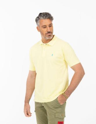Polo básico amarillo de alta calidad 2