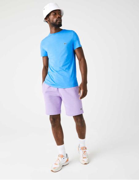 CAMISETA BASICA LACOSTE CELESTE