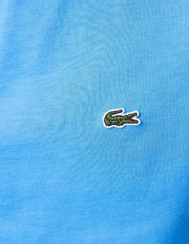 CAMISETA BASICA LACOSTE CELESTE CAMISETA BASICA LACOSTE CELESTE