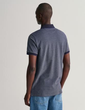 Elegante Polo GNT Oxford - Azul Marino 2