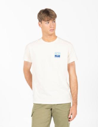 Camiseta El Pulpo: Diseño circular país blanco. 2