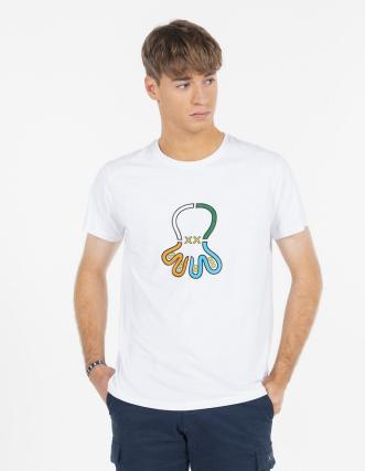 Camiseta estampada El Pulpo - Blanco 2