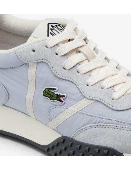 Logotipo de cocodrilo en zapatilla Lacoste blanca