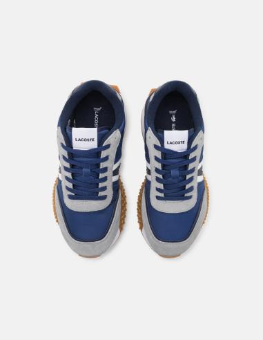 Zapatillas Lacoste azules con textura vaquera Zapatillas Lacoste azules con textura vaquera