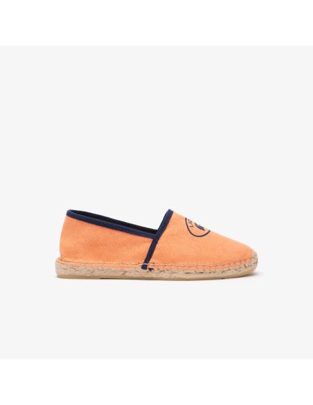 Lacoste Alpargata Naranja: Calzado de hombre con estilo
