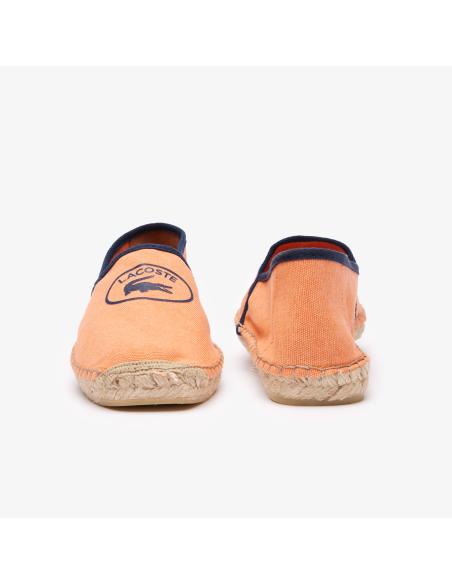 Zapatos de hombre con logo de Lacoste en color melocotón