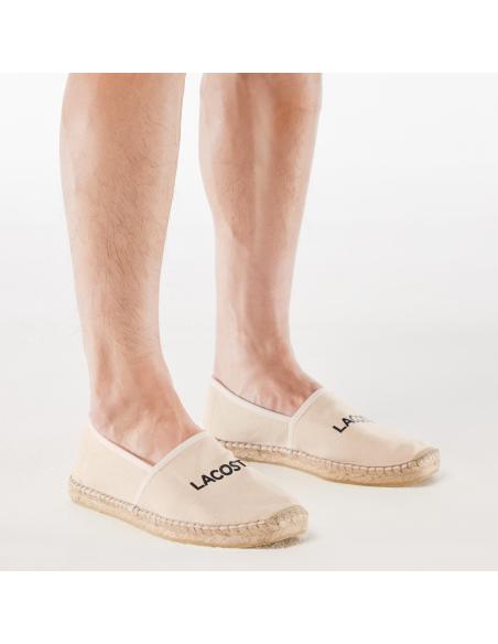 Lacoste Alpargata Logo Blanco - Estilo y Comodidad

