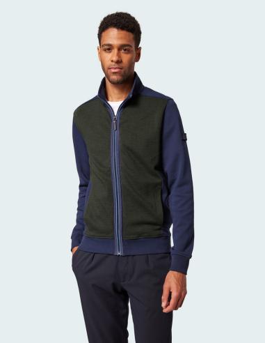 Cardigan Pierre Cardin Sudadera Bicolor Verde - Chaqueta Punto Mujer Cremallera