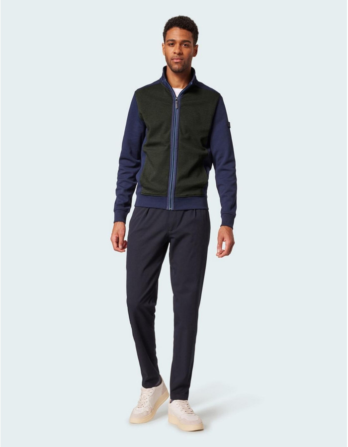 Cardigan Pierre Cardin Sudadera Bicolor Verde - Chaqueta Punto Mujer Cremallera