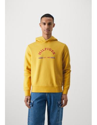 ¡Sudadera Tommy Hilfiger amarilla, estilo Roundall City!