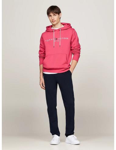 Sudadera Rosa Tommy Hilfiger con Logo Sudadera Rosa Tommy Hilfiger con Logo