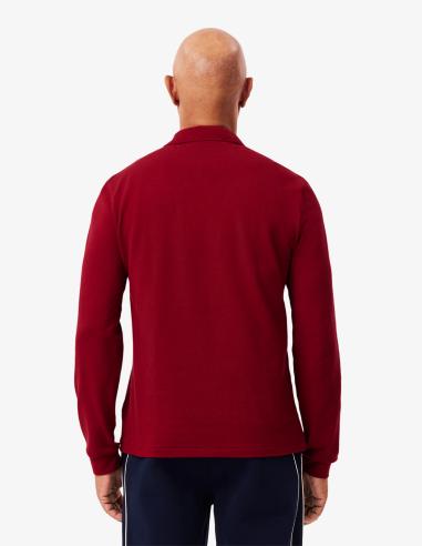 Polo Lacoste Burdeos Manga Larga Basic Polo Lacoste Burdeos Manga Larga Basic