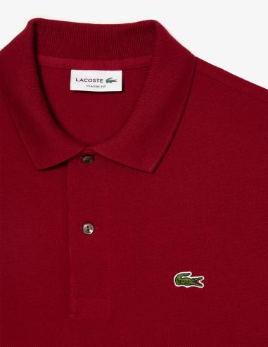 Polo Lacoste Burdeos Manga Larga Basic Polo Lacoste Burdeos Manga Larga Basic