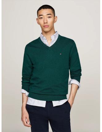 Jersey Cachemira Tommy Hilfiger Verde Elegante