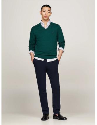 Jersey Cachemira Tommy Hilfiger Verde Elegante 2