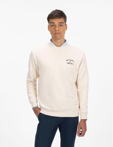 Sudadera Étnica El Pulpo - Beige Atlántico