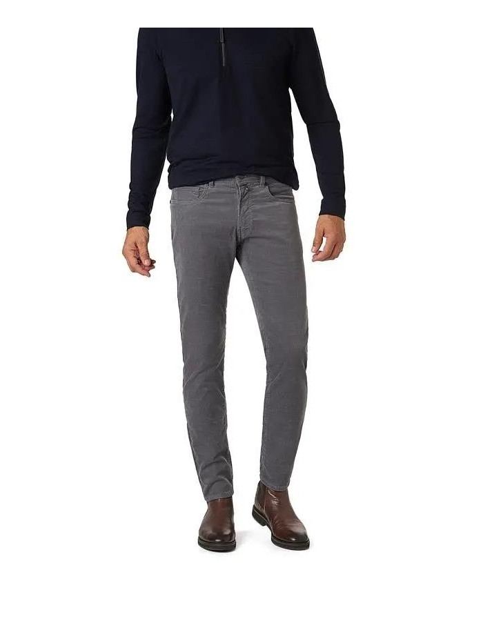 Pantalón Pierre Cardin Lyon Gris - 5 Bolsillos Hombre Casual Elegante