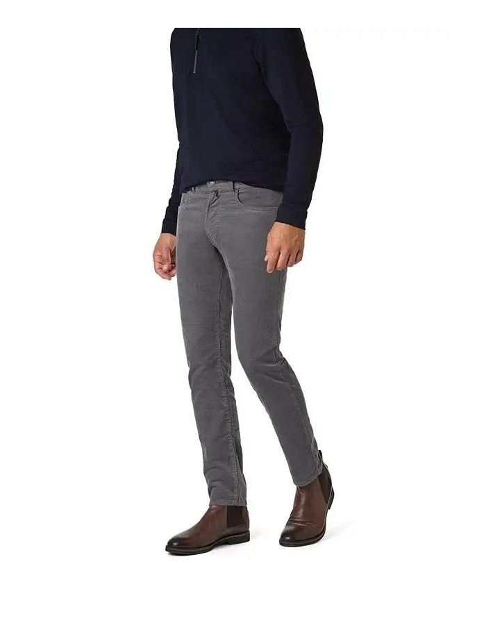 Pantalón Pierre Cardin Lyon Gris - 5 Bolsillos Hombre Casual Elegante