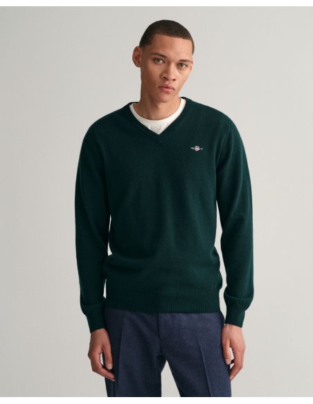 Suéter Gant Verde de Lana Exclusiva