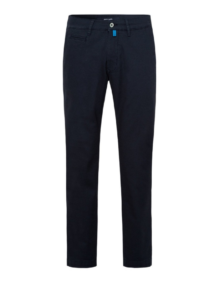 Pantalón Chino Pierre Cardin Lyon Azul Marino Hombre Regular Fit Futureflex Algodón