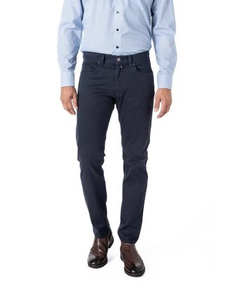Pantalón Pierre Cardin Lyon Azul Marino - Vaquero 5 Bolsillos Hombre Elegante